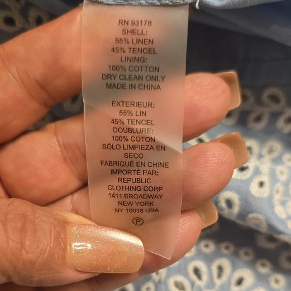 Elie Tahari Sky Blue and White Lace Maxi Dress - Picture 10 of 15